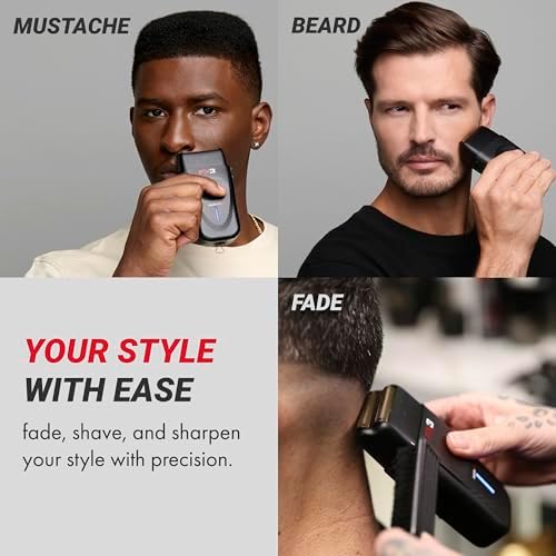 BaBylissPRO Barberology electric shaver with the protective auto-shutoff cover attached