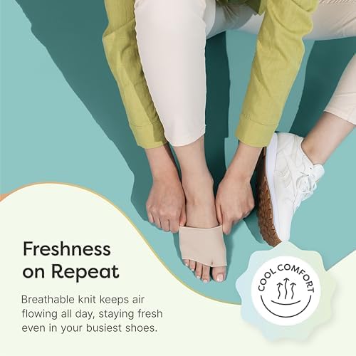 ZenToes orthotic foot sleeves for Morton's neuroma and sesamoiditis relief.