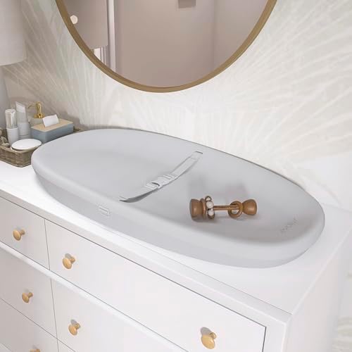 Evolur Eva Baby Changing Pad dimensions and back view