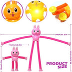 Child holding the compact six inch Agrasiv Easter basket stuffer toy in their hands