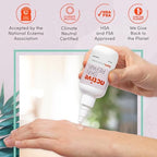 Clear hydrogel application for minor cuts and sunburn treatment.