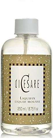 Authentic DICESARE liquid mousse blowout lotion for fine hair styling and heat defense