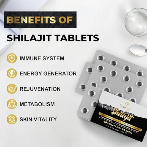 Sixty tablets of Kanacoufce Santegra shilajit with fulvic acid for high absorption