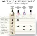 Botanist nail repair polish glass bottle back ingredients view
