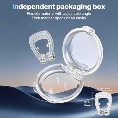OHALEEP snore stopper clear medium size in protective carrying case