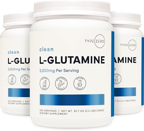 Type Zero amino acid supplement tub beside mixing glass