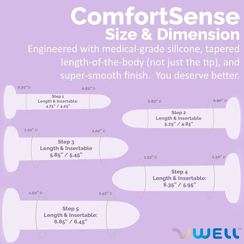 VWELL silicone wand with hands-free suction base attached to smooth surface