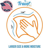 Hand Sanitizing Travel Wipes – 30ct Individually Wrapped | Fragrance-Free, Moisturizing, 70% Isopropyl Alcohol Wipes | Travel, Home, Office, Daily Use | Made in USA - Image 3