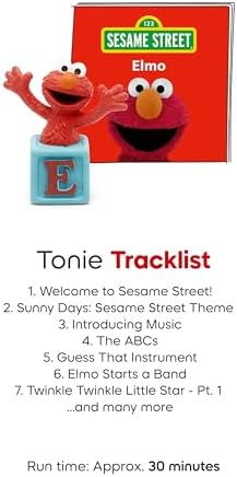 Authentic USA imported Tonies Elmo toy figurine for toddler early learning
