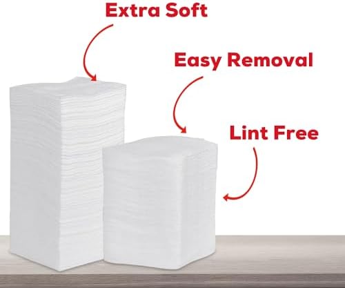 Healqu non sterile first aid square sponges split into five convenient inner packs