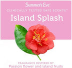 Summer's Eve Island Splash moisture absorbing powder for odor protection.