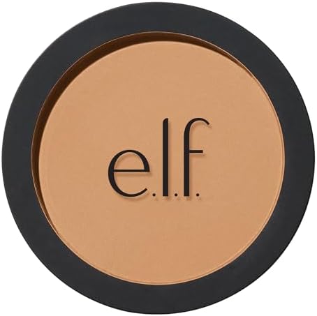 E.l.f. Primer Infused Matte Powder Bronzer Forever Sunkissed front view showing the compact packaging.
