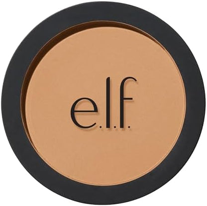 E.l.f. Primer Infused Matte Powder Bronzer Forever Sunkissed front view showing the compact packaging.