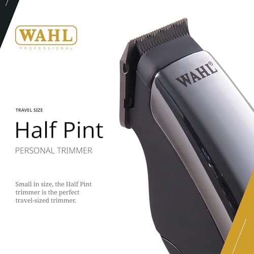 Wahl Professional travel trimmer package contents including two guide combs