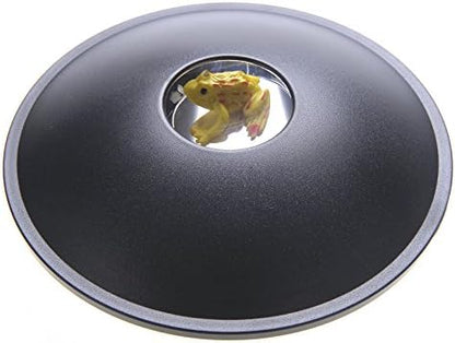 PowerTRC holographic projection toy opened up to reveal the internal reflective parabolic mirrors.