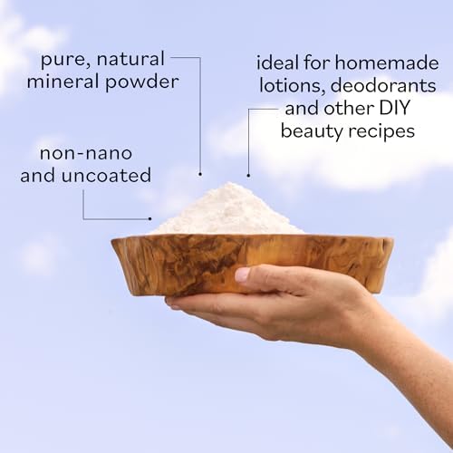 Authentic USA imported zinc oxide mineral powder for clean personal care recipes