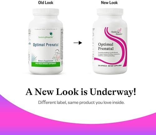 Seeking Health Optimal Prenatal cap and bottle seal detail