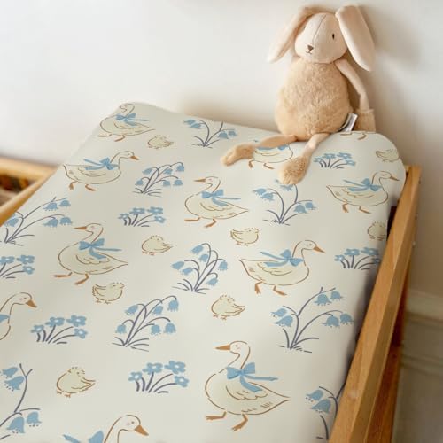 ZoUbqchY cute ducks and blue bows nursery decor angle