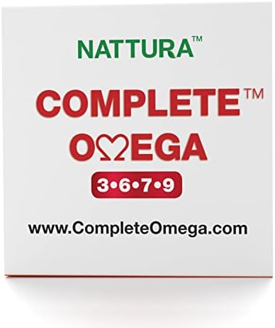 Nattura Complete Omega nutritional supplement product box.