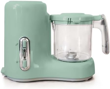 Double layer steaming basket assembly showing nutrient preservation setup for infant purees.