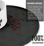 Joyinjojo non-slip silicone dog and cat bowl mat