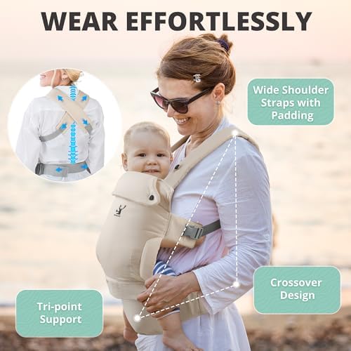 Adjustable straps and buckles of Plateau Elk infant carrier