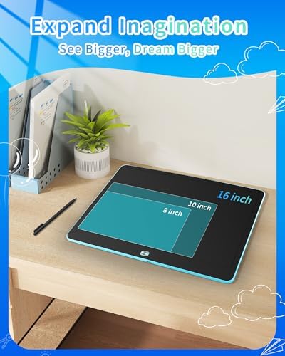 Side view of thin and portable Qiaobuqi drawing pad
