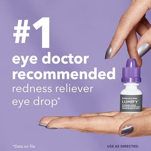 Side view of LUMIFY 0.08 fluid ounce bottle for eye whitening