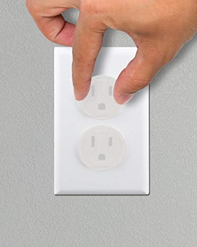 Transparent electrical socket protectors for child safety