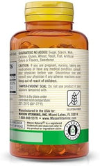 Mason Natural softgels supplement bottle side view
