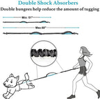 Iyoshop hands free dog leash waist belt adjustment