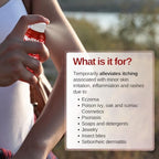 NeilMed 360 degree spray bottle showing multi-angle application for hard to reach areas.