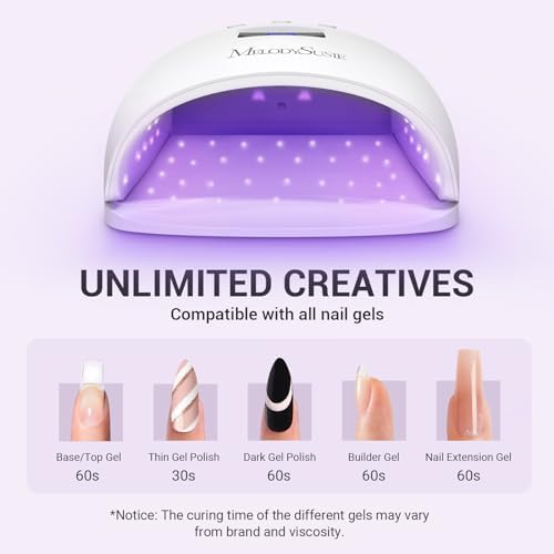 MelodySusie P-Plus30I nail dryer showing digital LCD display