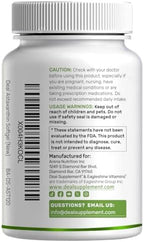 Deal Supplement dietary supplement 120 count softgels back label