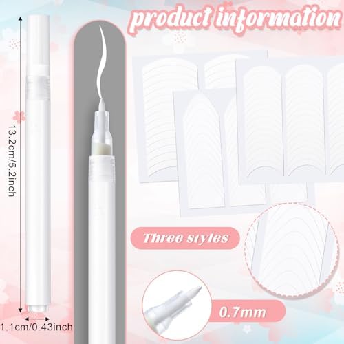 Two white tip manicure pens from the Dunzoom kit