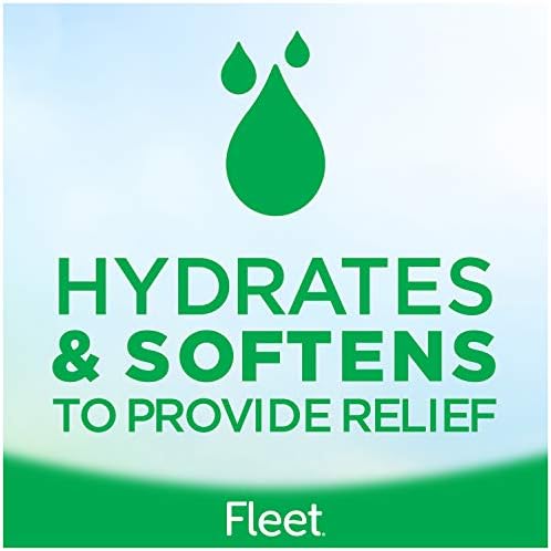 Fleet Saline Enema 3-Pack box showing instructions for fast 1 to 5 minute relief