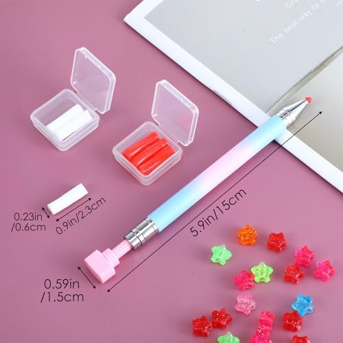 Foyods diamond art painting pen with six wax refills