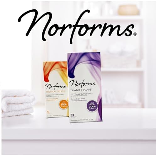Norforms Island Escape long lasting odor control packaging details