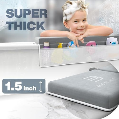 Close up of Benicci bath kneeler memory foam texture