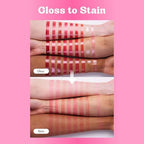 COLORGRAM Fruity Glass Tint 15 Satisfied Fig, Non-Sticky Formula for Glass-Like Shine and Effortless Application - Image 5