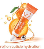 Essie Apricot Cuticle Oil showcasing the orange accent cap