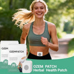 Side view of Olevralis body comfort patch container