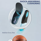 ZOVE wide toe box insoles designed for men and women with flat feet.