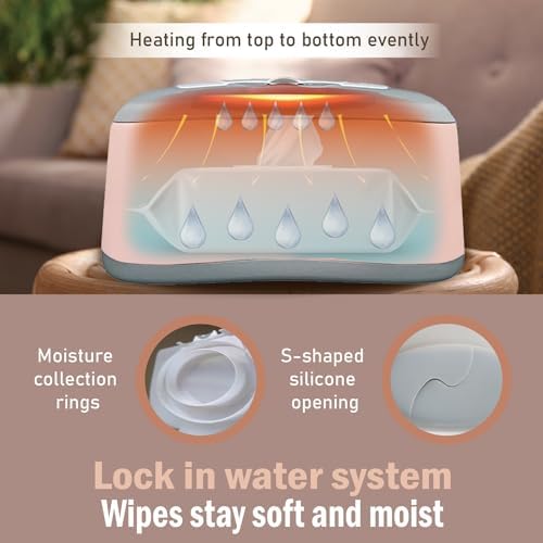 Gogo Pure baby wipe warmer with open lid and wipes
