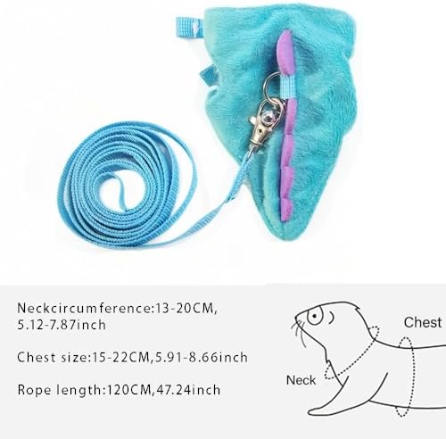 No-pull comfort padded vest for dwarf rabbits and guinea pigs emphasizing the lightweight ergonomic safety design.