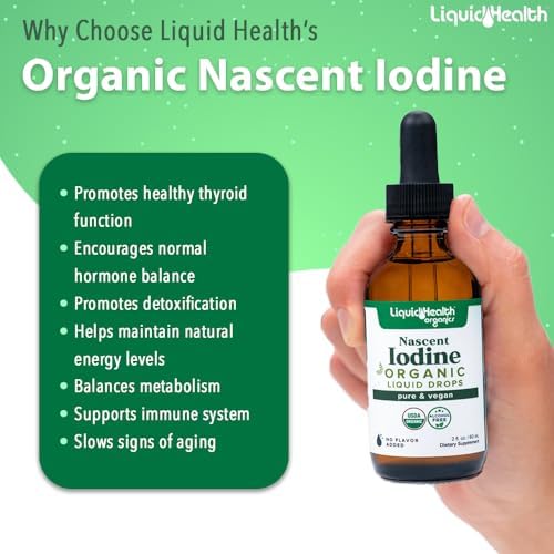 LIQUIDHEALTH 150.0g bottle of tasteless and colorless iodine tincture
