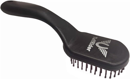 Close up of soft bristles on TuffRider mane and tail brush