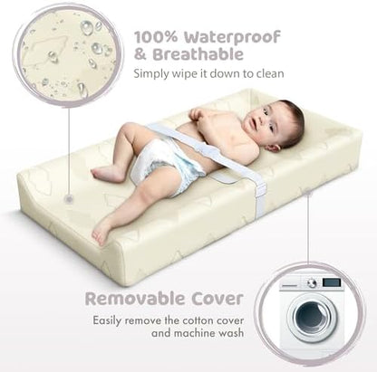 Sleepah waterproof baby changing pad on dresser