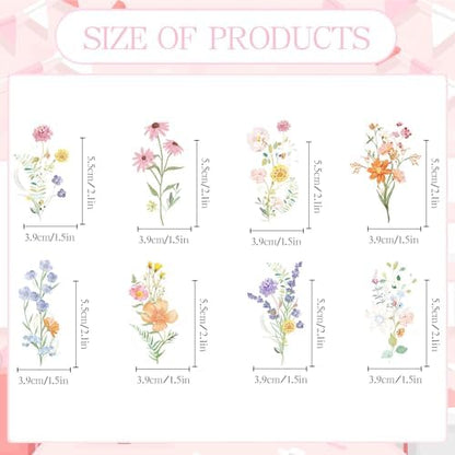 Wildflower baby in bloom baby shower cupcake picks arrangement