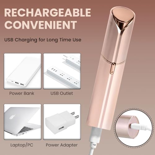 Hand holding Infinity Choices electric razor for facial hair removal